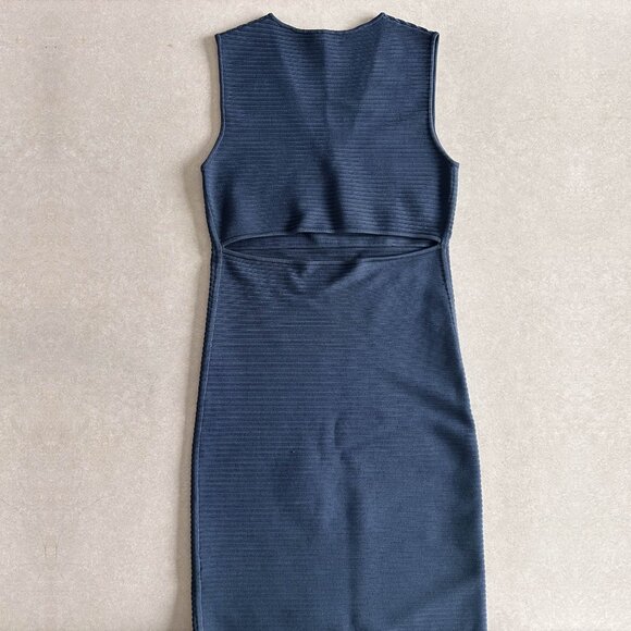 T by Alexander Wang Cutout Ribbed-Knit Mini Dress ASO Isabelle Lightwood - Picture 5 of 11